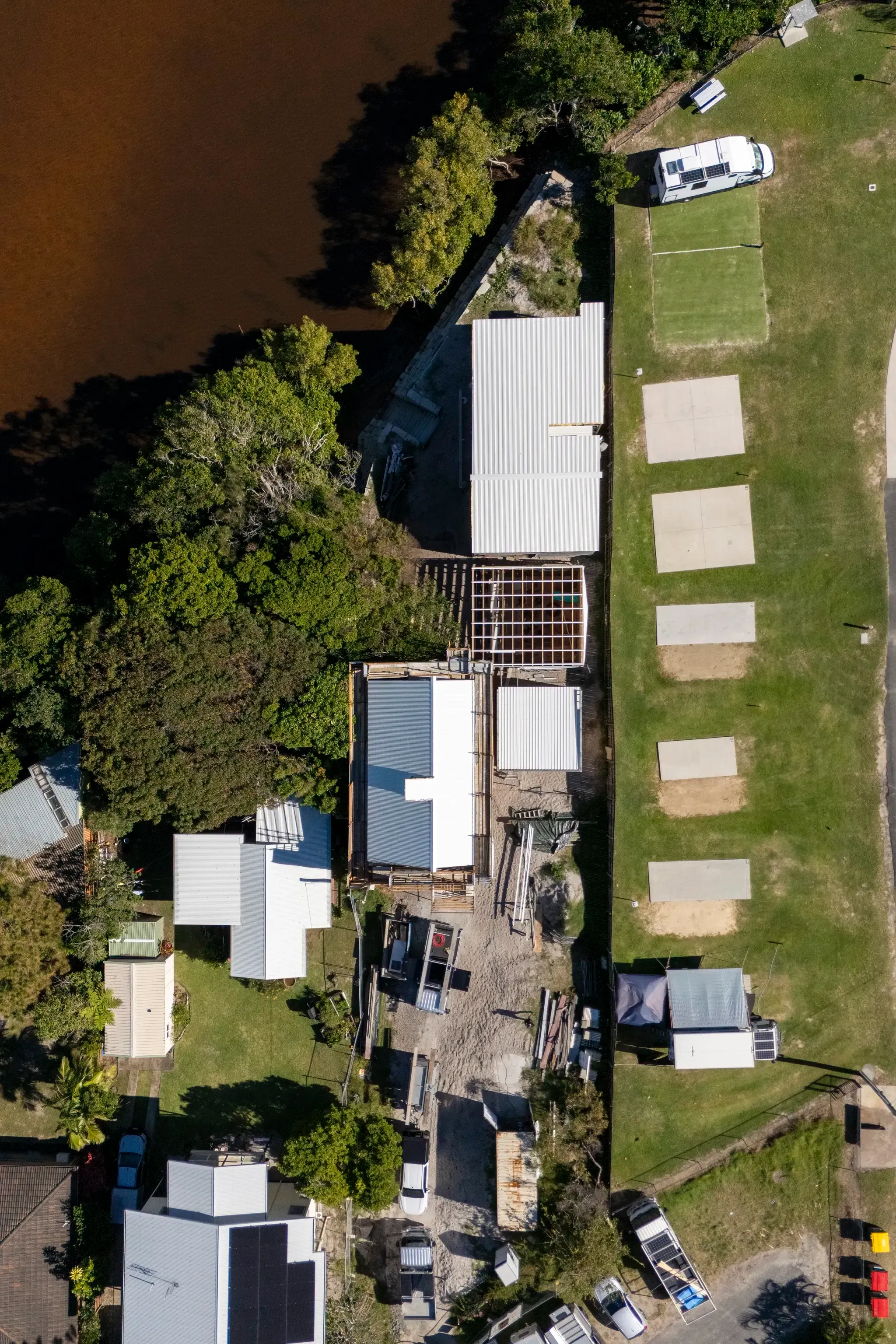 Hastings Point new build frame